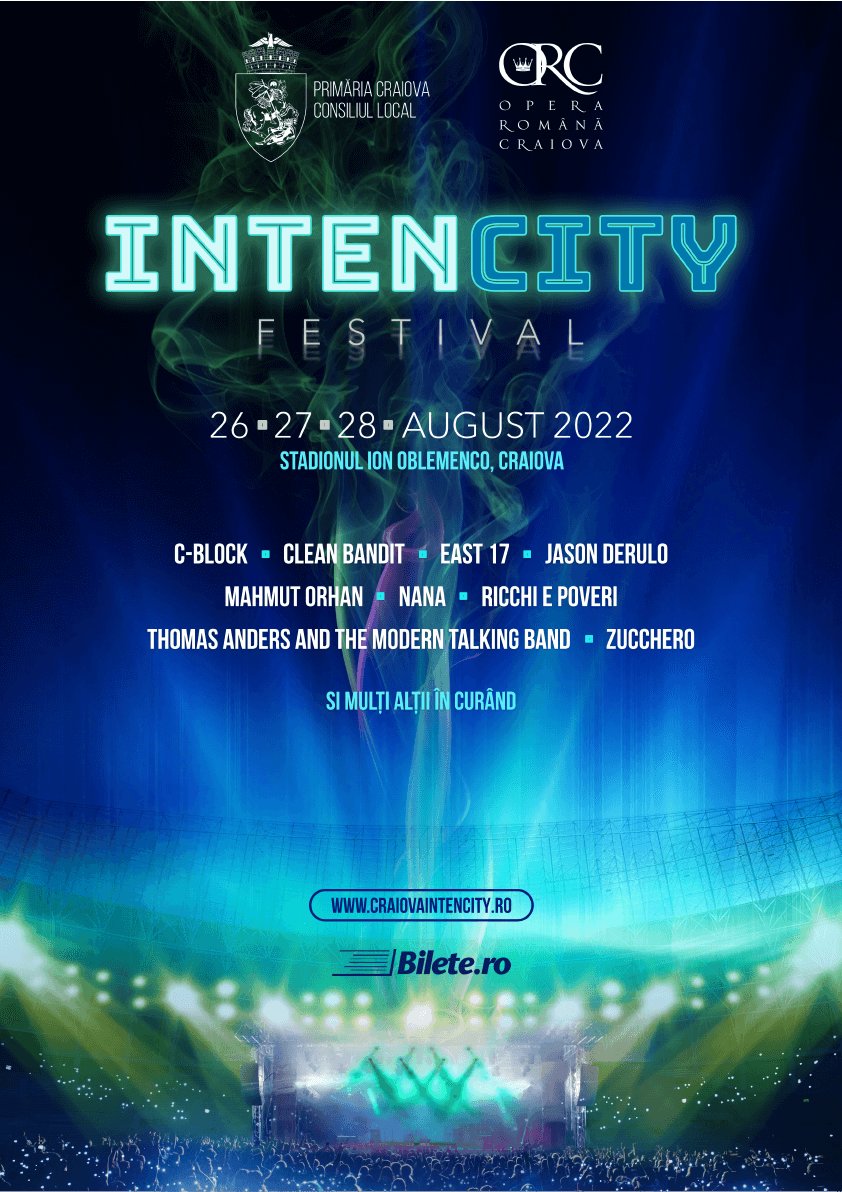 #CraiovaVibrează. IntenCity, primul festival de amploare organizat pe Stadionul „Oblemenco”, în august