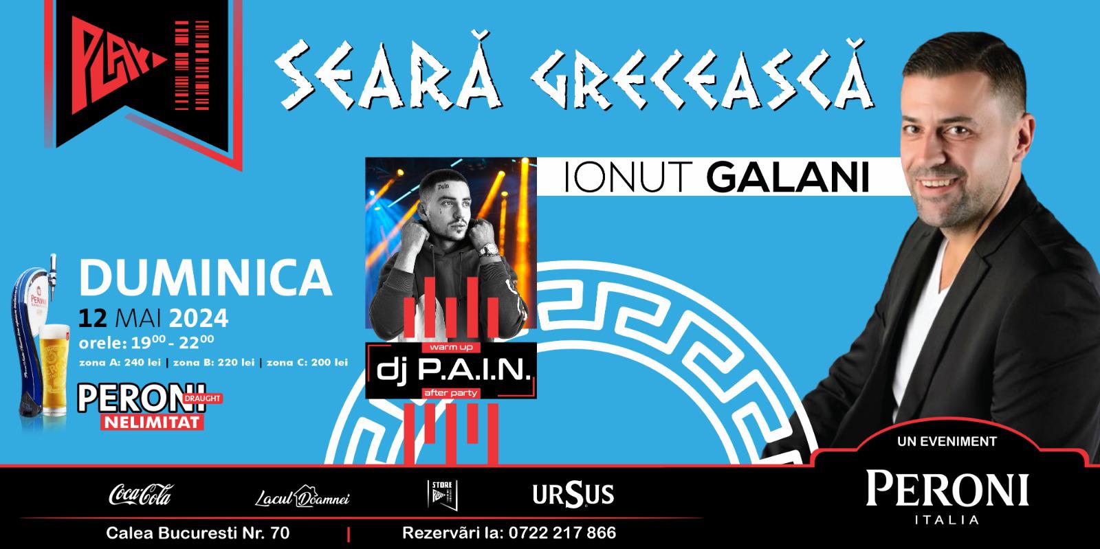 Seara greceasca | Ionuț Galani & Band | live pe terasa Cafe-Teatru Play