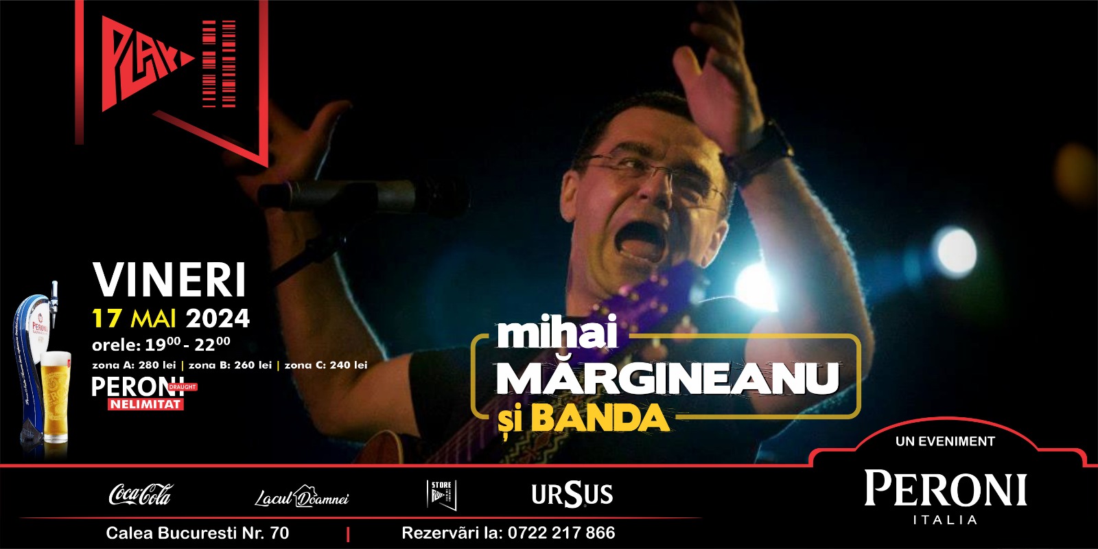 Mihai Margineanu si Banda | live pe terasa Cafe-Teatru-Play