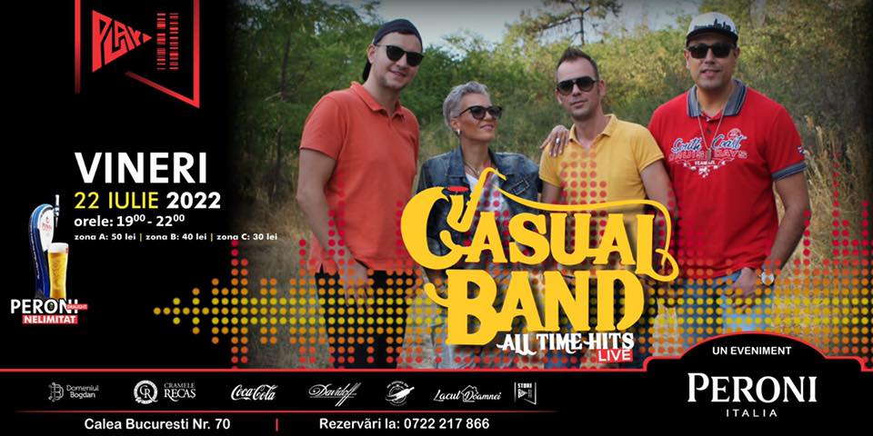 Casual Band | live pe terasa Cafe-Teatru Play