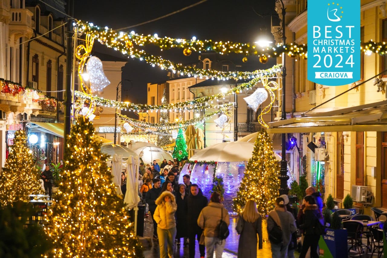 Craiova – locul II în topul celor mai frumoase târguri de Crăciun din Europa