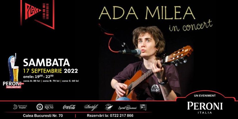 Ada Milea | live pe terasa Cafe-Teatru Play