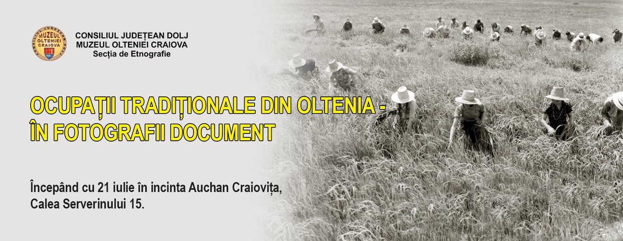 Expoziție foto gratuită: Ocupații tradiționale din Oltenia