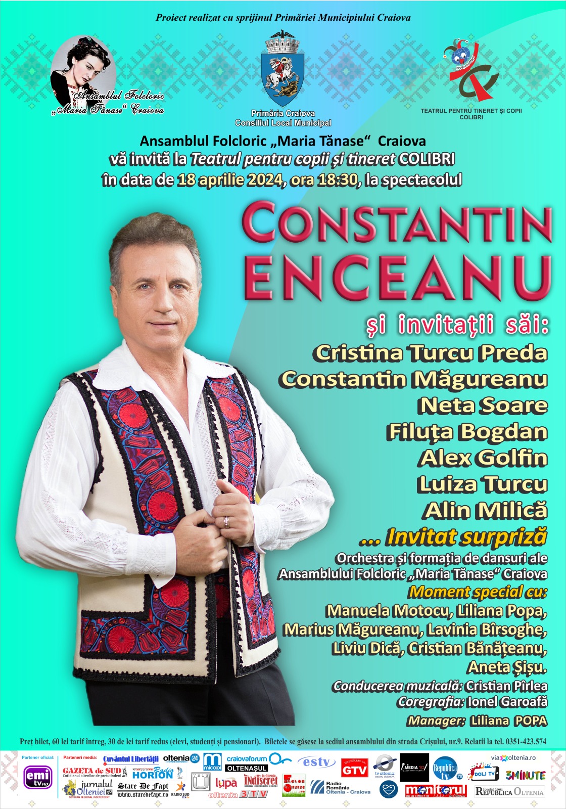 Constantin Enceanu și invitații săi